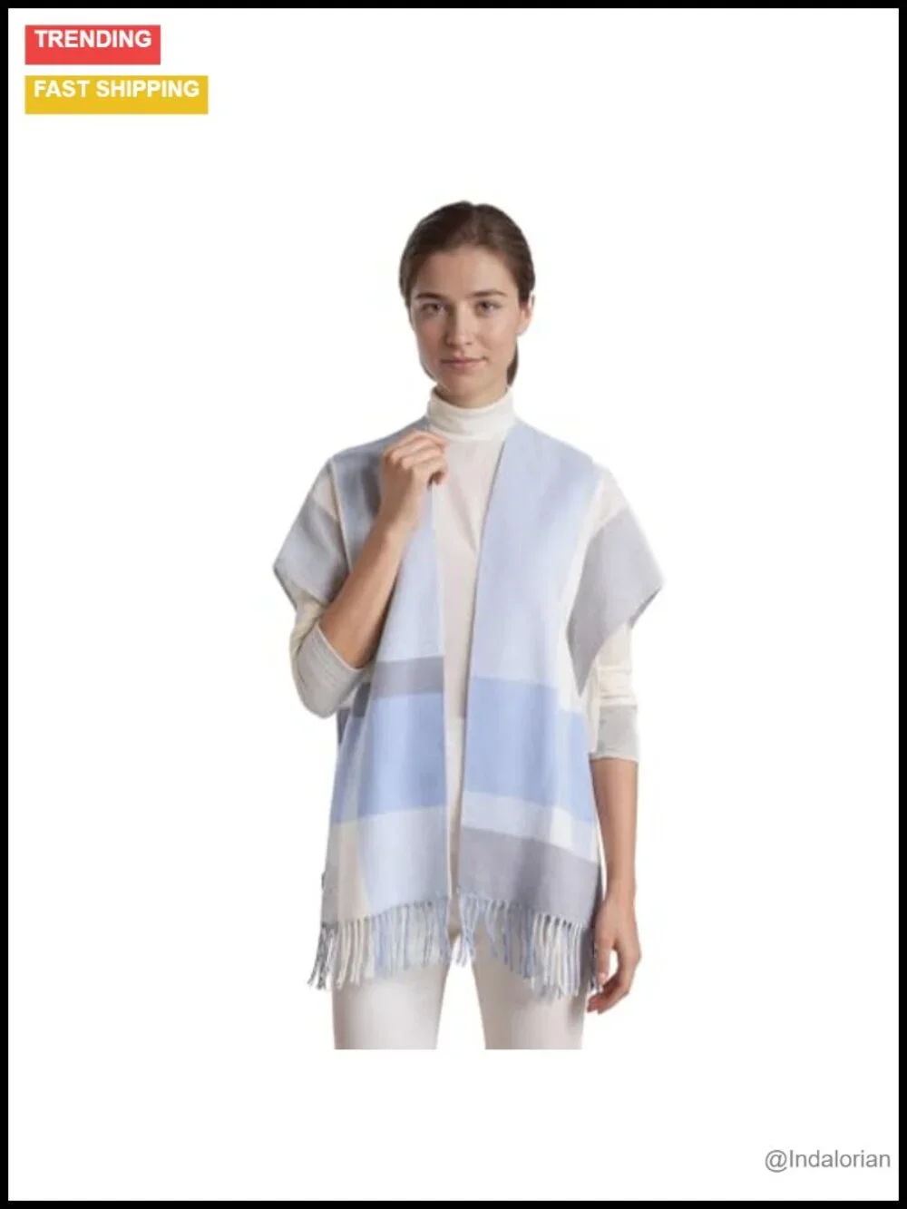 100% Merino Wool Scarf Shawl Wrap for Women Luxurious Soft Lightweight Winter